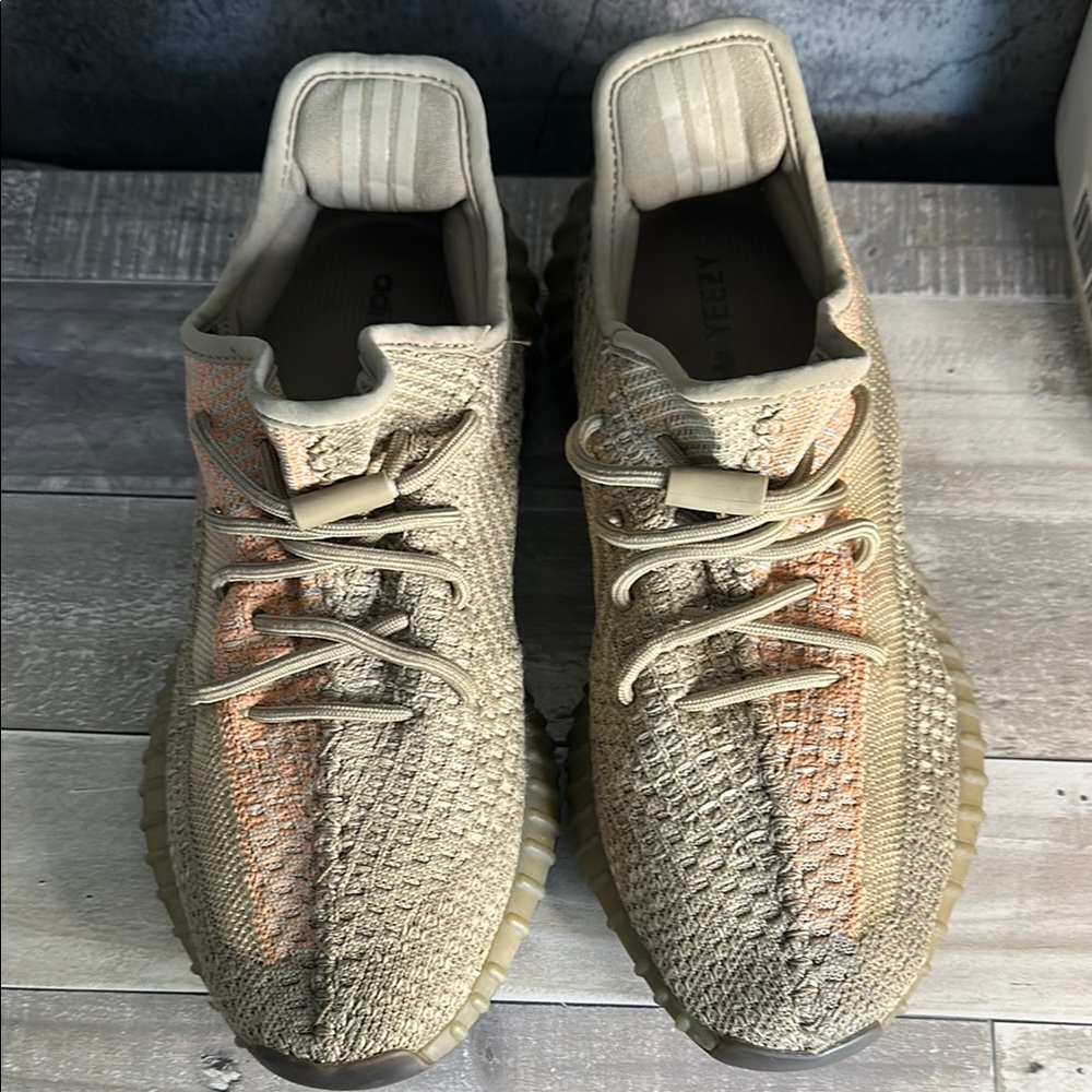 Adidas Yeezy Boost 350 V2 in Tan and Orange